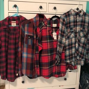 Women’s plaid shirts/flannel
